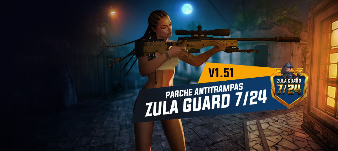 ¡Se lanzó el parche antitrampas V1.51 Zula Guard 24/7!
